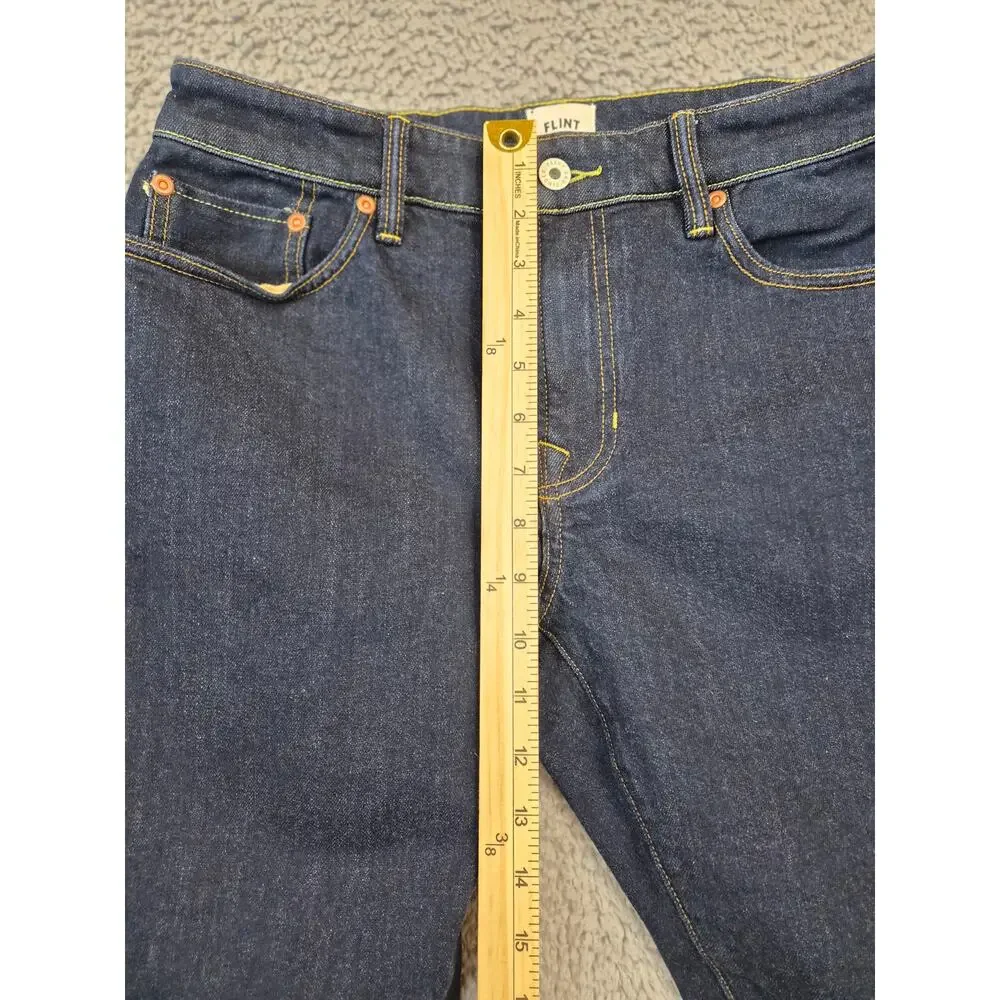 Flint and Timber Jeans Men's 30x30 Dark Wash Tapered Athletic Fit (1209)